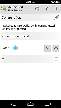 Taskei Muzei un Tasker operētājsistēmā Android 4