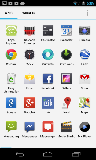 Szuflada aplikacji Launcher_App