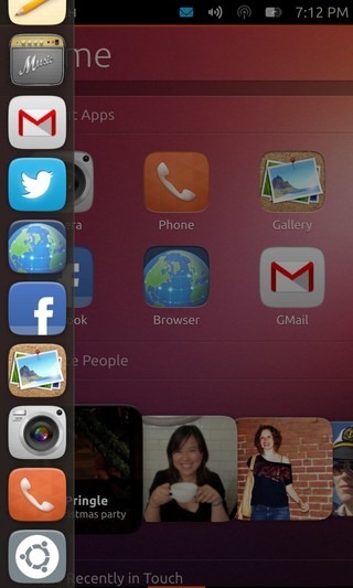 Ubuntu Touch Developer Preview Phone Launcher 1