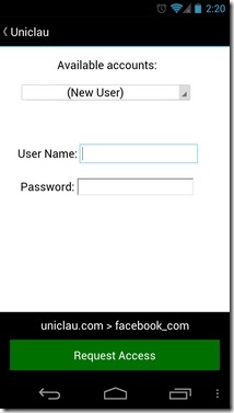 Uniclau-Android-iOS-Chrome 설정-자격 증명 Uniclau-Android-iOS-Chrome 설정-자격 증명