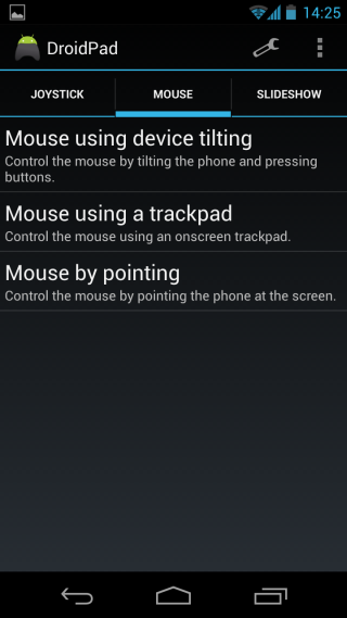 DroidPad Mouse DroidPad Mouse