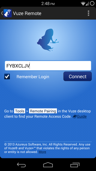 Vuze Remote for Android 04