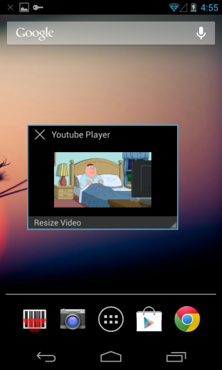 Plovoucí video Plovoucí video