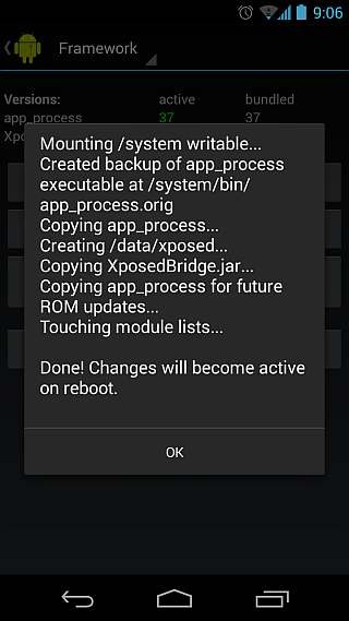 Android 04 के लिए Xposed फ्रेमवर्क