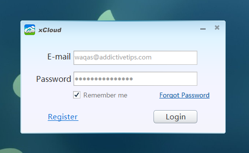 „xCloud_Login“