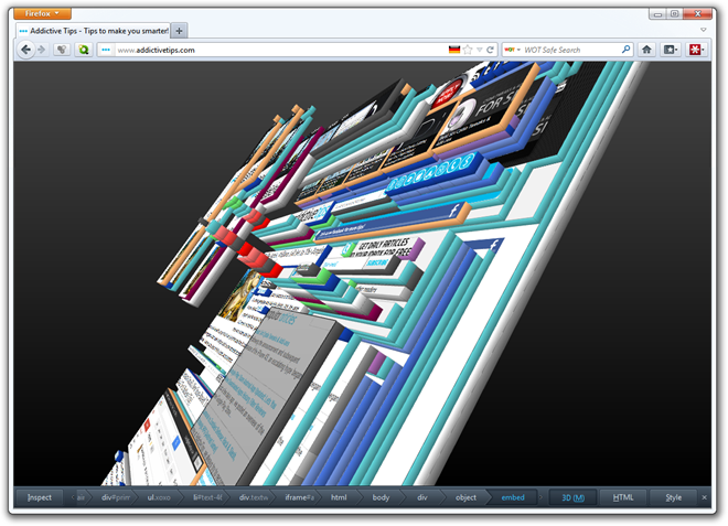 Firefox 3D efekt 2