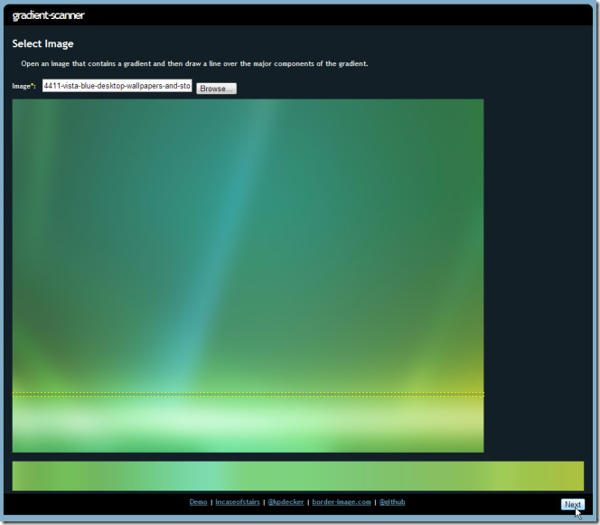 gradient scanner