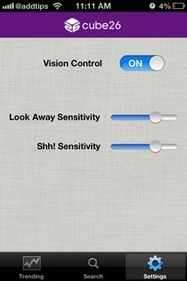 LookAway Player iOS-Einstellungen LookAway Player iOS-Einstellungen