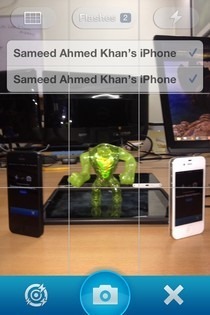 Externe Flash-iOS-Ansicht Externe Flash-iOS-Ansicht