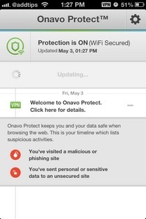 Onavo Protect für iOS Home Onavo Protect für iOS Home