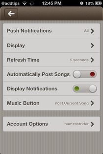 Legato iOS Einstellungen Legato iOS Einstellungen
