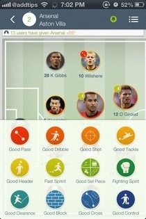 Spieler des Spiels iOS Score Chart Spieler des Spiels iOS Score Chart