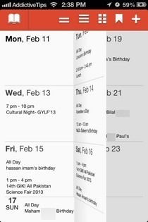 Eventbuch iOS Woche Eventbuch iOS Woche