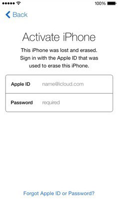 Aktivierungssperre iOS 7
