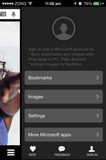 Bing iOS Sync