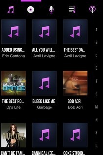 Álbuns do CarTunes para iOS