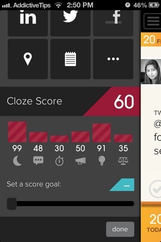 Cloze iOS-score Cloze iOS-score