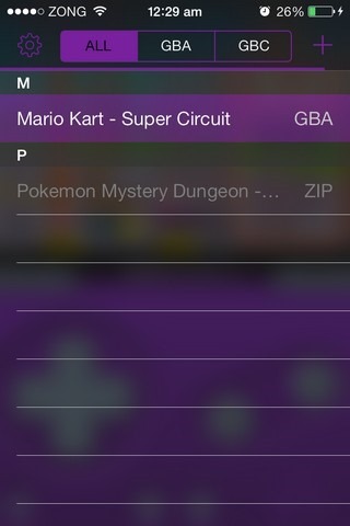 GBA4iOS 2.0 목록