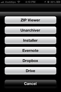 LockBar-indstillinger iOS-installationsprogram