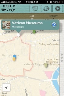 Field Trip iOS Map