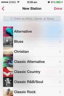 iTunes Radio Нова станция