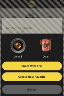 Hipstamatic Oggl iOS atirar com