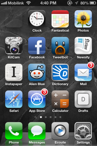 Hinzufügen von leeren (fast) transparenten Symbolen zum iOS-Startbildschirm ohne Jailbreak Hinzufügen von leeren (fast) transparenten Symbolen zum iOS-Startbildschirm ohne Jailbreak