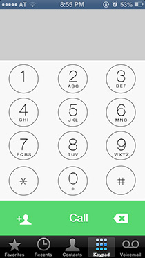 „iOS-7-Phone-Dialer-theme“