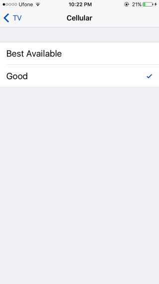 ios-10-tv-cellulära kvalitet