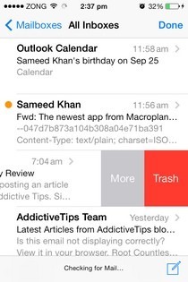 iOS 7 TRash