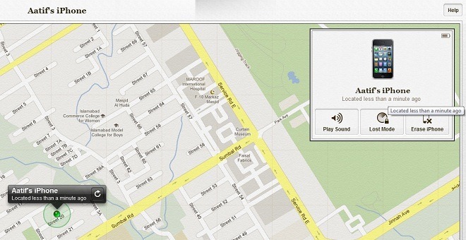 Ztracený režim iOS 6 Ztracený režim iOS 6