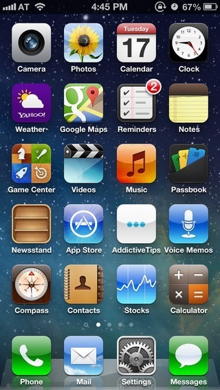 iOS 6 Home iOS 6 Home