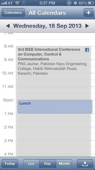 Kalender iOS 6 Kalender iOS 6