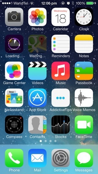 iOS 7 Home iOS 7 Home