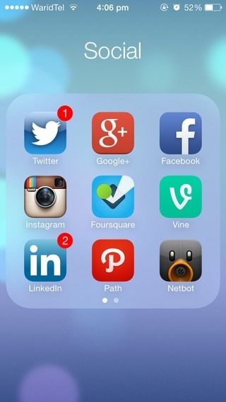 iOS 7 Ordner iOS 7 Ordner