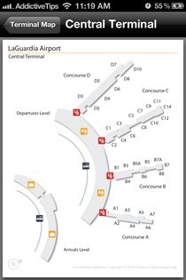 Kayak Pro Terminal Map