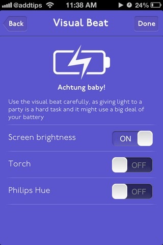 Splyce iOS Light Einstellungen Splyce iOS Light Einstellungen