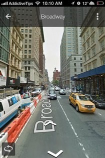 Google Maps iOS 6 Street View