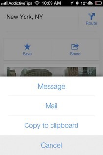 Google Maps iOS 6 Opzioni
