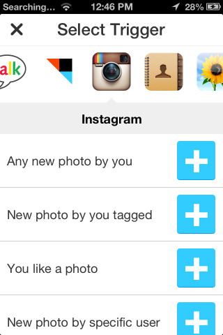 IFTTT instagramas