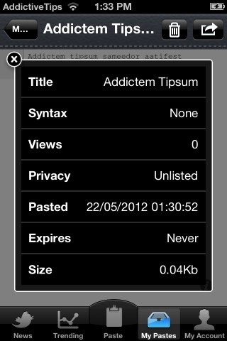 Pastebin for iOS 14