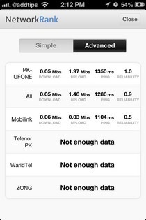 OpenSignal iOS Cellular Advanced