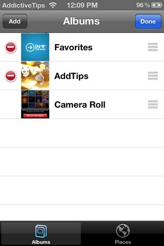 Photo Organizer iOS Camera Roll Drag