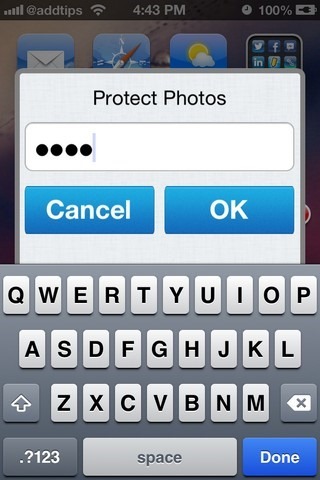 Προστατέψτε τον κωδικό πρόσβασης για φωτογραφίες iOS