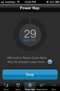 Sleep Genius iOS Power Nap