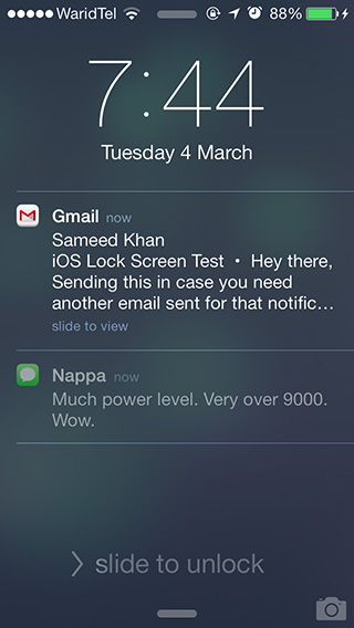 iOS-7-Sperrbildschirm