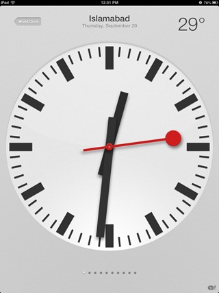 App orologio iOS 6