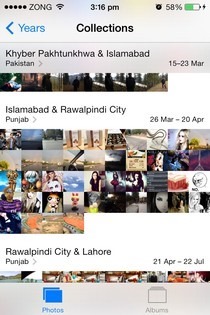 Foto Collezioni iOS 7