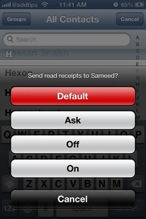 SelectiveReading iOS Options