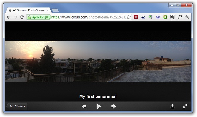 Photo-Stream-Web-Viewer